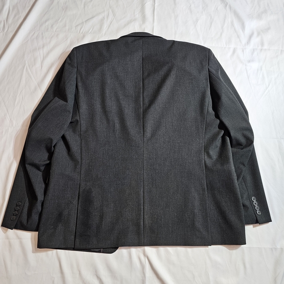 Van Heusen "Flex Slim Fit" 2-Button Suit Blazer Charcoal Gray 48R - Picture 6 of 6